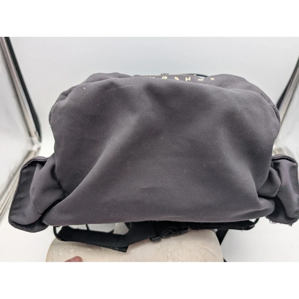 The North Face Slingshot Backpack Blue Grey Hiking Daypack Bungee Cord